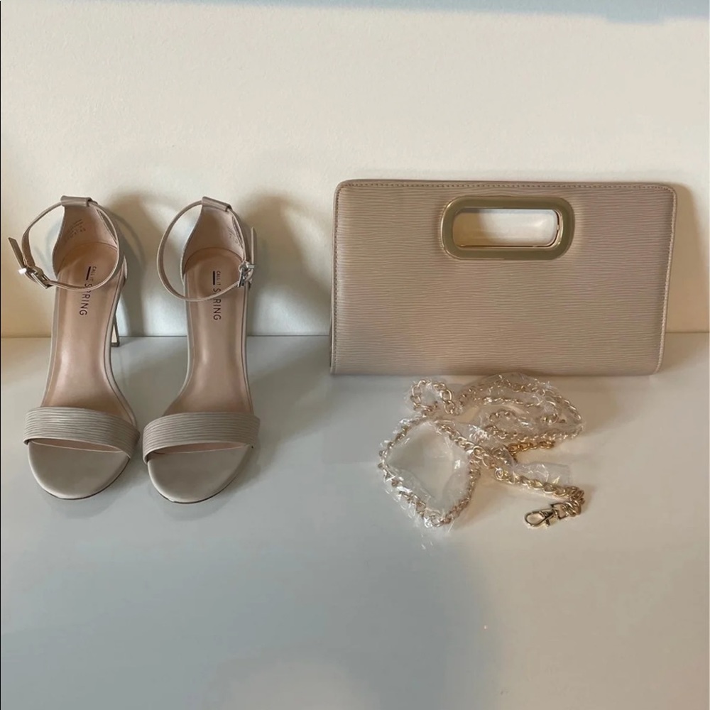 Call it Spring Heel Shoes and Clutch Set